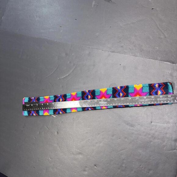 HOSS ROGERS Happy Dog Lips Folk Art Headband Taos Aztec Spiral Rare USA MADE - Picture 6 of 9